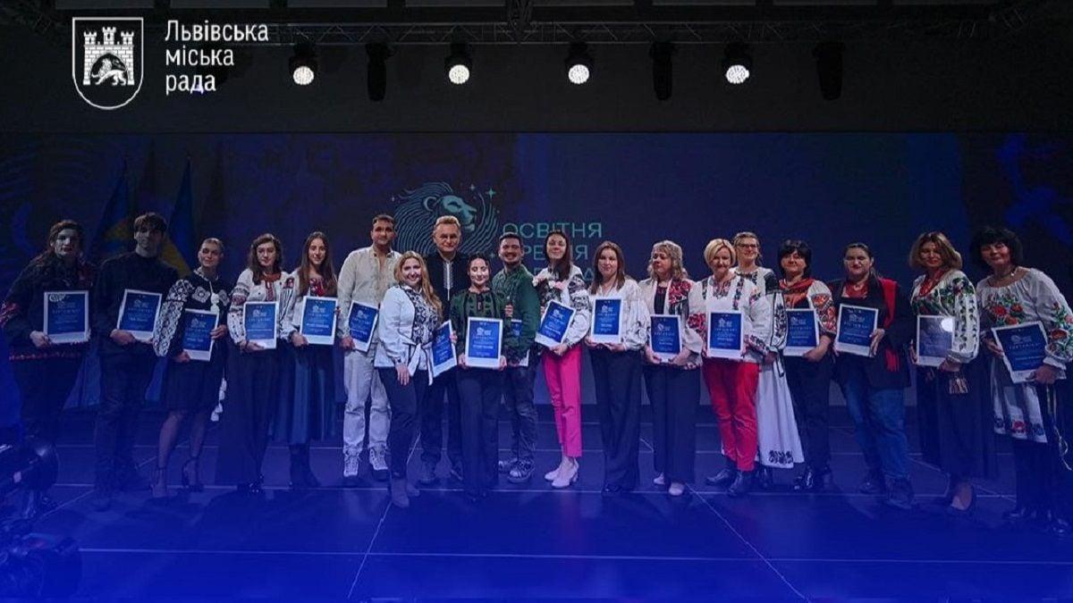 Three top educators from Lviv received a bonus of 100,000 UAH each.